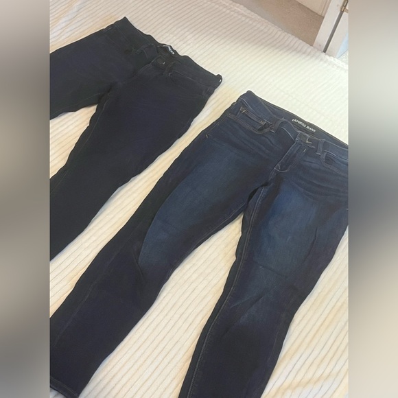 Express Denim - Express Women’s Supersoft Midrise Blue Jeans 4 Short BUNDLE